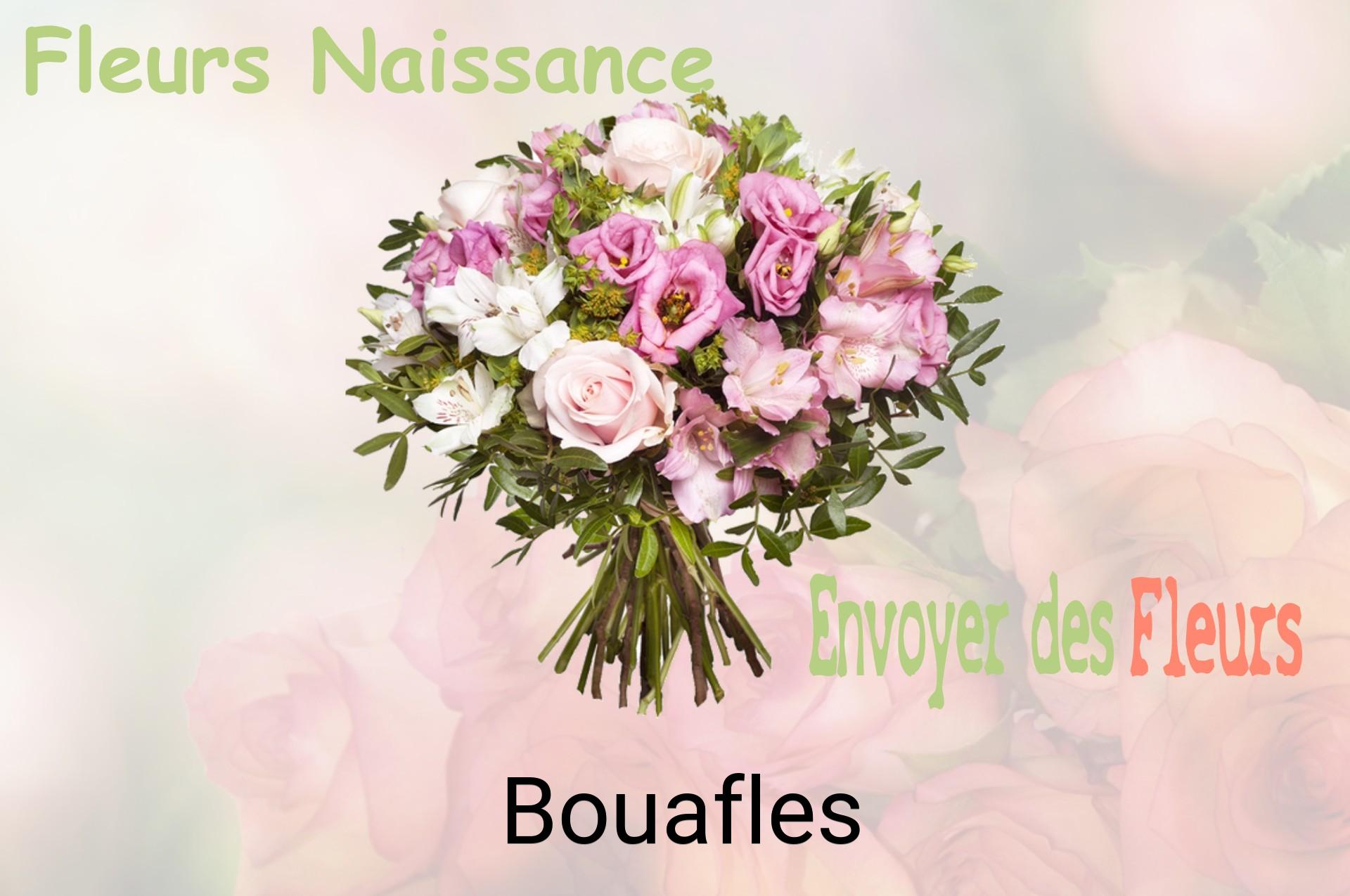 Bouquet de fleurs de naissance livré à Bouafles
